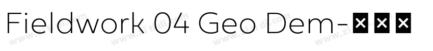 Fieldwork 04 Geo Dem字体转换 Fieldwork 04 Geo Dem字体转换